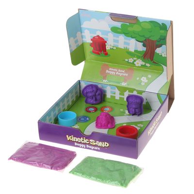 Песок для лепки Kinetic Sand, 340 г + формочки, МИКС