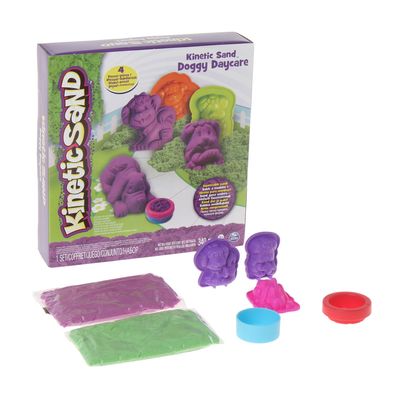 Песок для лепки Kinetic Sand, 340 г + формочки, МИКС