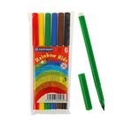 Фломастеры 6 цветов 2.0 мм Centropen 7550 Rainbow Kids, пластиковый конверт, линия 1.0 мм - фото 8471534