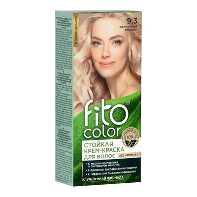 Стойкая крем-краска для волос Fitocolor, тон жемчужный блондин, 115 мл