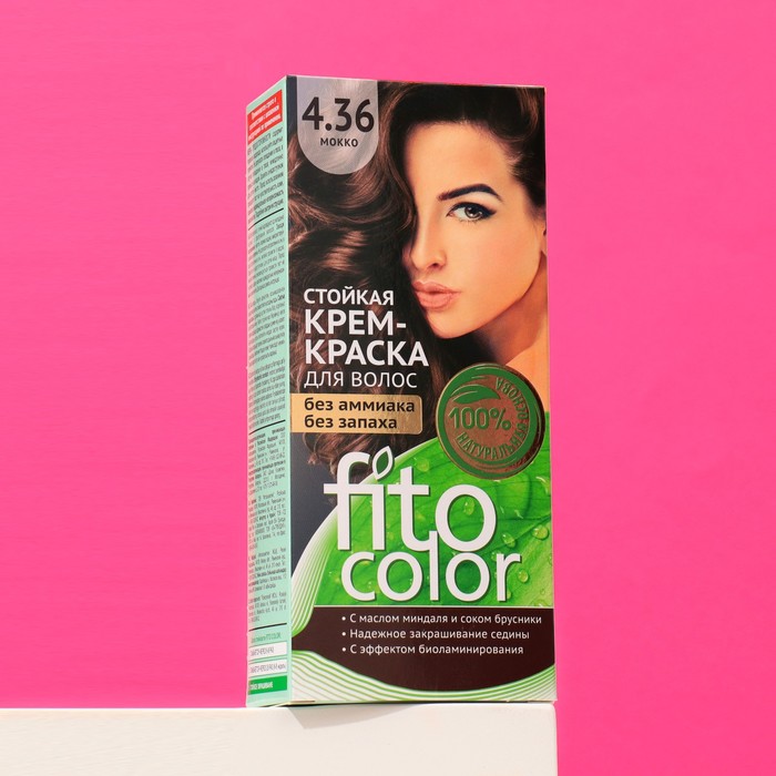 Стойкая крем-краска для волос Fitocolor, тон мокко, 115 мл - Фото 1