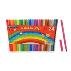 Фломастеры 24 цвета Centropen 7550 Rainbow Kids, пластиковый конверт, линия 1.0 мм - фото 8471565
