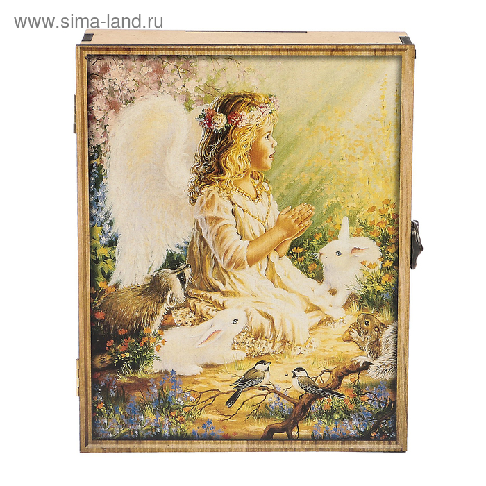 Ключница "Ангел" 20х25х6 см - Фото 1