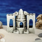 Декорация для аквариума "Крепость", 5х11х10 см, микс - Фото 5