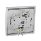 Выключатель двухклавишный TDM «Вуокса», 10 А, скрытый монтаж, белый, SQ1803-0102 - Фото 2