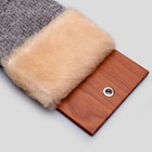 Когтеточка ковролиновая, малая 45x10 см микс цветов - Фото 2