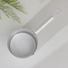 Ковш алюминиевый, 1 л, металлическая ручка, металлическая крышка, цвет серый - Фото 2