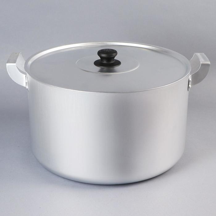 Кастрюля, 15 л, металлическая крышка, алюминий - Фото 1