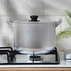 Кастрюля, 4.5 л, металлическая крышка, алюминий, серебристая - Фото 5