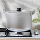 Кастрюля, 8 л, металлическая крышка, алюминий, серебристая - Фото 5