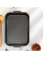 Противень «Хозяюшка», 19×25 см, h=6 см, антипригарное покрытие, бордовый - Фото 12