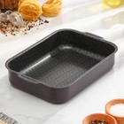 Противень «Хозяюшка», 19×25 см, h=6 см, антипригарное покрытие, бордовый - Фото 9