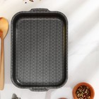 Противень «Хозяюшка», 19×25 см, h=6 см, антипригарное покрытие, цвет бордовый - Фото 10