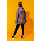 Куртка для девочки, рост 116 см, цвет коричневый - Фото 6