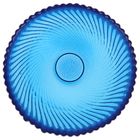 Салатник «Альтера», 350 мл, d=12 см, цвет синий прозрачный - Фото 3