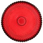 Салатник «Альтера», 350 мл, d=12 см, цвет прозрачный рубиновый - Фото 2