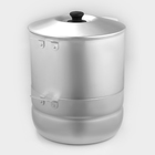 Манты-казан, 6 л, с 4 сетками, с крышкой, штампованный алюминий - Фото 6