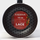 Сковорода «Хозяюшка», d=16 см, пластиковая ручка, антипригарное покрытие, алюминий, бордовая - Фото 7