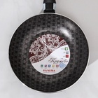 Сковорода «Хозяюшка», d=16 см, пластиковая ручка, антипригарное покрытие, алюминий, бордовая - Фото 3