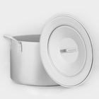 Котёл, 40 л, металлическая крышка, алюминий - Фото 2