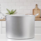 Котел, 50 л, d=44 см, с крышкой, алюминий, серебристая - Фото 5
