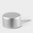 Ковш, 750 мл, с крышкой, штампованный алюминий, серебристый - Фото 3