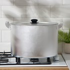Кастрюля алюминиевая, 20 л, металлическая крышка - Фото 4