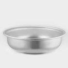 Таз алюминиевый, 15 л, d=50 см, h=14 см - Фото 1