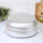 Манты-казан, 13 л, d=30 см, с 4 сетками, высота секции 5 см, с крышкой, штампованный алюминий - Фото 8