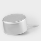 Ковш, 1.8 л, с крышкой, штампованный алюминий, серебристый - Фото 3