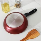 Сковорода «Хозяюшка», d=20 см, съёмная ручка, антипригарное покрытие, цвет бордовый - Фото 8