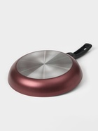 Сковорода «Хозяюшка», d=24 см, съёмная ручка, стеклянная крышка, антипригарное покрытие, алюминий, бордовая - Фото 5