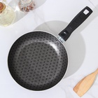 Сковорода «Хозяюшка», d=20 см, съёмная ручка, стеклянная крышка, антипригарное покрытие, алюминий бордовая - Фото 11