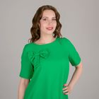 Платье женское, размер 54, рост 168, цвет зеленый (арт. 15203 С+) - Фото 7