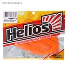 Виброхвост Helios Jumbo Orange, 12.5 см, 5 шт. (HS-7-024) - Фото 2