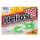 Твистер Helios Hybrid White & Green, 7 см, 7 шт. (HS-13-016) - Фото 2
