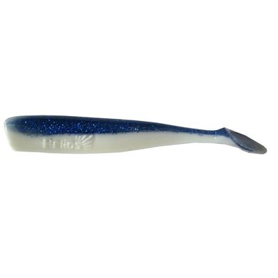 Виброхвост Helios Chebak  Blue Sparkles & White, 8 см, 7 шт. (HS-3-026)