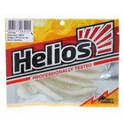 Виброхвост Helios Shaggy White & Sparkles, 8.5 см, 5 шт. (HS-16-002) - фото 8281485