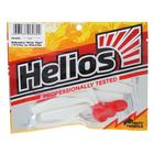 Виброхвост Helios Vigor White & Red, 9.5 см, 7 шт. (HS-6/1-003) - Фото 2