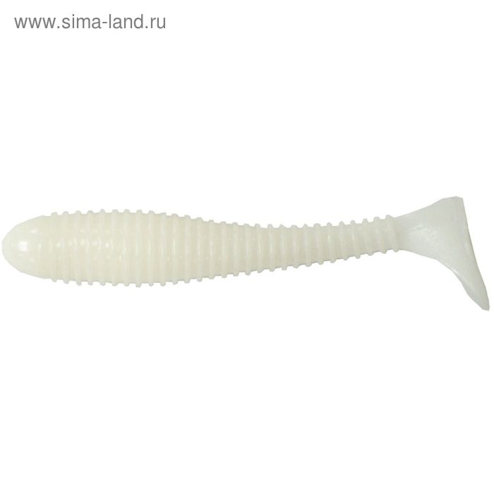 Виброхвост Helios Catcher White, 9 см, 5 шт. (HS-2-001) - Фото 1