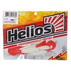 Твистер Helios Hybrid White & Red, 7 см, 7 шт. (HS-13/1-003) - фото 9503487