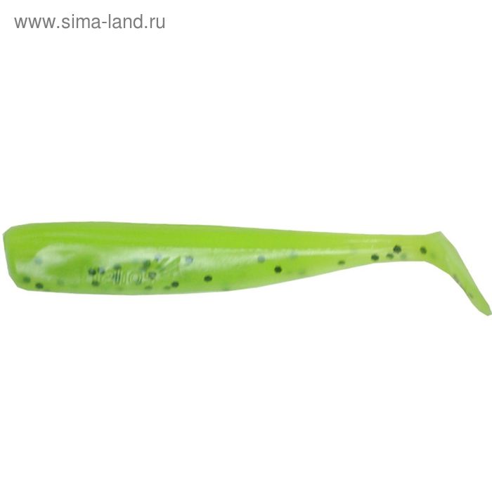 Виброхвост Helios Chebak Pepper Lime, 8 см, 7 шт. (HS-3-009) - Фото 1