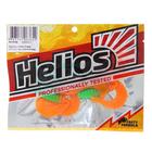 Твистер Helios Credo Lime & Orange, 6 см, 7 шт. (HS-10-020) - Фото 2