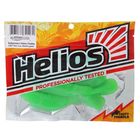 Виброхвост Helios Chubby Electric green, 9 см, 5 шт. (HS-4-007) - фото 8281582