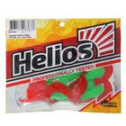 Твистер Helios Credo Lime & Red, 6 см, 7 шт. (HS-10-021) - Фото 2