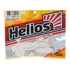 Виброхвост Helios Chubby White, 9 см, 5 шт. (HS-4-001) - фото 8281608