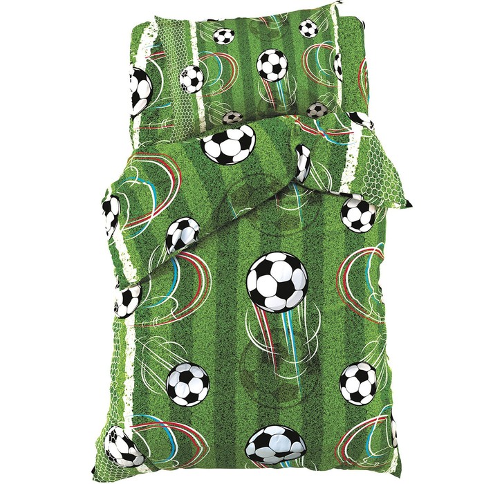Постельное бельё 1.5-спальное «Этель. Футбол», бязь - Фото 1