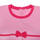 Платье для девочки, рост 86-92 см (52), цвет розовый/ярко-розовый (арт. Д 0193) - Фото 3