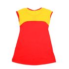 Платье для девочки, рост 86-92 см (52), цвет красный/жёлтый (арт. Д 0183) - Фото 6