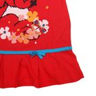 Платье для девочки, рост 86-92 см (52), цвет красный/аквамарин (арт. Д 0194) - Фото 4